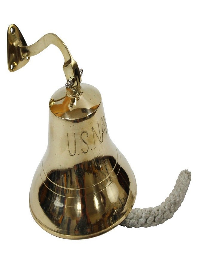 THOR INSTRUMENTS Us Navy 6" Indoor/Outdoor Brass BellWall Mount Rustic Vintage Home Decor Gifts - Image 3